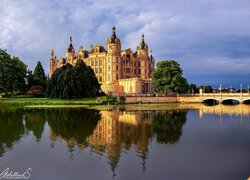 Widok na Zamek w Schwerinie