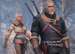 Gra, Wiedźmin, Ciri, Wiedźmin 3 Dziki Gon, Geralt, The Witcher 3 Wild Hunt