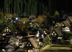 Wieś Shirakawa w Japonii