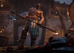 Wiking Drengr uzbrojony w dwuręczny topór - bohater gry For Honor