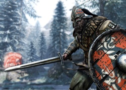 Wiking z tarczą i mieczem z gry For Honor