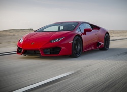 Czerwony, Lamborghini Huracan LP 580-2, 2015