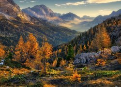 Włoskie Dolomity jesienią