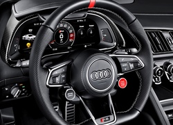 Wnętrze samochodu Audi R8 Sport Edition rocznik 2017