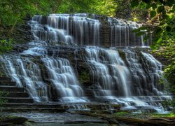 Wodospad Cascadilla Gorge Falls