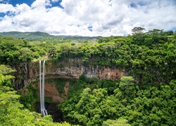 Wodospad Chamarel na wyspie Mauritius