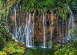 Chorwacja, Plitvice, Park Narodowy Jezior Plitwickich, Wodospad Galowacki Buk