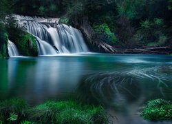 Wodospad Maraetotara Falls w Nowej Zelandii