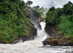 Wodospad Murchison Falls w Ugandzie