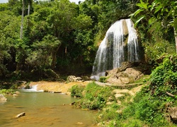 Wodospad Salto de Soroa na Kubie