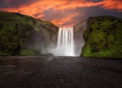 Wodospad Skogafoss