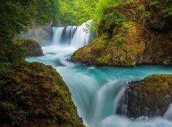 Wodospad Spirit Falls na rzece Salmon River