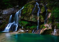 Wodospad Virje w Słowenii