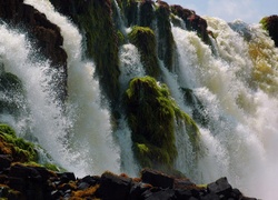 Wodospad w Parku Narodowym Tumucumaque w Brazylii