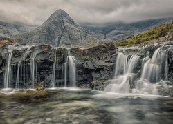 Szkocja, Skały, Wodospady Fairy Pools, Góry