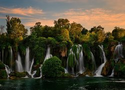 Wodospady Kravica w Bośni i Hercegowinie