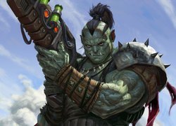 Wojownik Ork z gry World of Warcraft