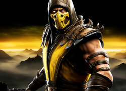 Wojownik Skorpion z gry Mortal Kombat