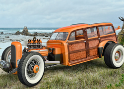 Samochód, Składak, Hot Rod, Nadwozie, Woodie Samochody 3D