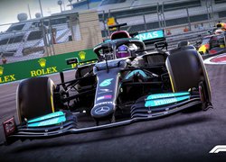 Wyścig bolidów w grze F1 2021