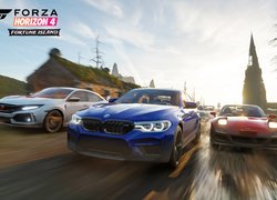 Wyścig samochodów z gry Forza Horizon 4 Fortune Island