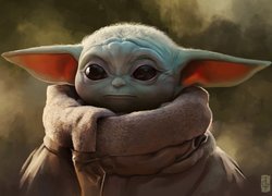 Serial, The Mandalorian, Star Wars, Postać, Dziecko, Baby Yoda, Grogu, Grafika