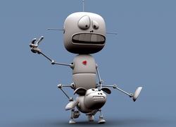 Zabawne roboty w grafice 3D