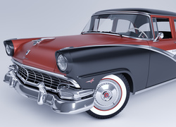 Zabytkowy Ford Fairlane Town Sedan rocznik 1956