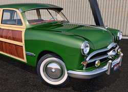 Zabytkowy Ford Woody Station Wagon rocznik 1949