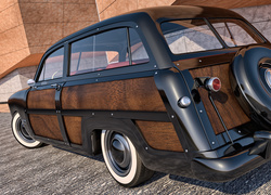 Zabytkowy Ford Woody Station Wagon z 1949 roku