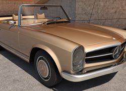 Zabytkowy, Mercedes Benz 230SL W113, 1963-1967