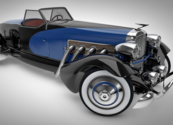 Zabytkowy samochód Duesenberg SJ Boattail Speedster rocznik 1933