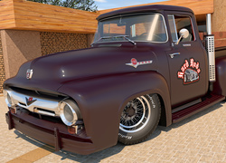 Zabytkowy samochód Ford F100 rocznik 1956