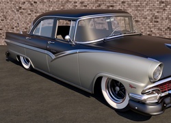 Zabytkowy samochód marki Ford Fairlane Town Sedan rocznik 1956