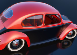 Zabytkowy, Volkswagen Beetle, 1950