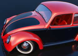 Zabytkowy, Volkswagen Beetle, 1950