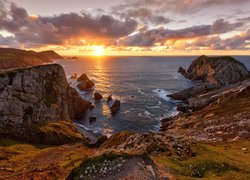 Zachód słońca nad Zatoką Donegal