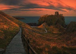 Zamek Dunnottar w pobliżu Stonehaven w Szkocji