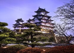 Zamek Himeji w Japonii