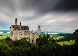 Zamek Neuschwanstein w Bawarii