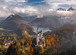 Zamek Neuschwanstein w Niemczech