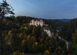 Zamek Rabenstein na terenie miasta Chemnitz