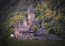 Zamek Reichsburg w niemieckiej gminie Cochem