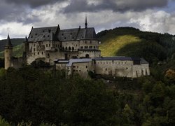 Zamek Vianden Castle w Luksemburgu