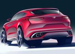 Zapowiadany sportowy Alfa Romeo Stelvio