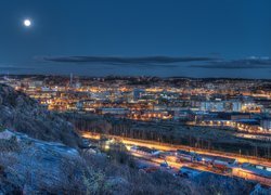 Zbocze góry Ramberget na wyspie Hisingen w Göteborgu