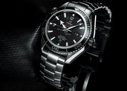 Zegarek, Omega Seamaster Planet Ocean Co-axial 600m, Edycja limitowana Quantum of Solace, Czarna tarcza