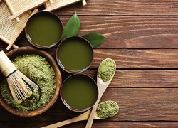Zielona sproszkowana herbata Matcha