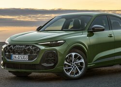 Zielone Audi Q5 Sportback S