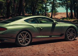 Zielony Bentley Continental GT